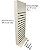 Gôndola expositora loja com 1 Face com espaço para logo de 30 cm de altura - rodas na base - Preta ou Branca - 3 tamanhos para escolher - Madeira MDF18mm - Outras medidas Whats (11) 94220-9117 - Imagem 3