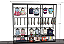 Conjunto expositor loja Topázio baby - Estante modular para roupas infantis - Móvel estrutura cremalheira c/ regulagem de altura + prateleiras + Arara + Barra + Rts + Cabides Madeira -Dourado, Rose ou Preto - 3,10 M largura x 2,20 m A x 0,45 m Prof. - Imagem 15