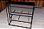 KIT Arara balcão expositora Ilha central de metalom completa p/ roupas- 2m L x 145 cm A x 64 cm P  - Sistema cremalheira - Regulagem de altura e desmontável - Expõe dos 2 lados e nas 2 laterais  - Parte superior é balcão- Extra Reforçada - Pronta entrega - Imagem 2
