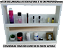 Expositor de esmalte, relógios, perfumes e outros produtos de beleza de madeira MDF reforçada - utilizar sobre balcão ou fixar na parede -60cm(L)x45cm (A)x 0cm(P)-Branco ou Preto - Imagem 3