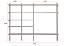 Conjunto Estante Modular Cremalheira Completa 2,00 M de Altura x 2,40 M de Largura - Designer Para Sala de Estar Orçamento para novos tamanhos: Whats - (11) 97143-1706. Transforme já o Visual de Sua Loja! - Imagem 3