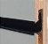 Perfil canaleta de PVC para painel canaletado Slatwall duplo com 2,75 M- Universal - 11 Cores para escolher - Preço de Atacado - Pronta Entrega - Imagem 1