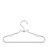 200 Cabide Infantil giratório para roupa - Modelo Boutique Premium (super resistente) - Acrílico, Branco, Preto ou Prata - 19cm (altura) x 30cm (largura) x10mm (Diâmetro) - Pronta Entrega - Imagem 4
