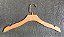 Kit 30 Cabides de madeira PREMIUM TOP e ganchos LUXO : Cromado, Rose ou Dourado- Pronta entrega - Imagem 3