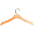 Kit 30 Cabides de madeira PREMIUM TOP e ganchos LUXO : Cromado, Rose ou Dourado- Pronta entrega - Imagem 2