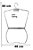 30 Cabides silhueta  acrílico corpo body - Bebe , Infantil , Juvenil, Adulto, Plus Size com placa de identificação - Pronta Entrega - Imagem 8