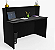 Balcão Atendimento Recepção - MDF 100% 15mm - REFORÇADO - 1,10m A x 85cm L x 38cm P - PRONTA ENTREGA - Imagem 1