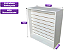 Balcão Dupla Face Canaletado Central de Apoio Para Loja - MDF 100% 15MM - SUPER REFORÇADO -1,00m (A) x 85cm (L) x 38cm (P) - PRONTA ENTREGA - Imagem 4