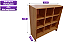 Balcão Colmeia - MDF 100% 15mm - MEGA RESISTENTE - 1m A x 85cm L x 38cm P - PRONTA ENTREGA - Imagem 4