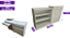 Balcão caixa vitrine atendimento/recepção - MDF 100% 15mm - PRÁTICO E MODERNO - 1,10m de altura x 1,20m de largura x 0,38cm de Profundidade - PRONTA ENTREGA - Imagem 7