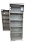 Armário Prateleira BRANCO Vitrine Com Fundo MDF 100% 15mm - Reforçado com Porta de Giro em Vidro Temperado - ALT: 1.85 x LARG: 0.64 x PROF: 0.38- Pronta Entrega - Imagem 2