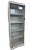 Armário Prateleira BRANCO Vitrine Com Fundo MDF 100% 15mm - Reforçado com Porta de Giro em Vidro Temperado - ALT: 1.85 x LARG: 0.64 x PROF: 0.38- Pronta Entrega - Imagem 1