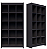 Estante Colmeia com 15 Nichos - MDF 100% 15mm - SUPER REFORÇADO - 1,85m (A) x 0,92cm (L) x 0,32cm (P) - PRONTA ENTREGA - Imagem 1