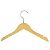 Kit 30 Cabide madeira infantil nobre atacado – alta durabilidade e elegância- marfim ou branco - pronta entrega - Imagem 2