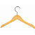 Kit 30 Cabide madeira infantil nobre atacado – alta durabilidade e elegância- marfim ou branco - pronta entrega - Imagem 1