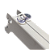 10 Unidades Suporte para Prateleira Com Aba e Ventosa – Mão Francesa p/ Trilho Cremalheira Passo 50mm | Dois Dentinhos | Versátil e Resistente | Pronta Entrega - Imagem 3