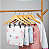 Kit 30 Cabide de madeira nobre infantil com presilhas de aço - preço de atacado - alta resistência e elegante - Pronta Entrega - Imagem 9