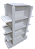 Gôndola Central Compacta Little com Prateleiras em Todos os Lados – 100% MDF 15mm – Estrutura Versátil e Reforçada – 1,20m Altura x 0,90m Largura x 0,38m Profundidade - PRONTA ENTREGA - Imagem 3