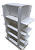 Gôndola Central Compacta Little com Prateleiras em Todos os Lados – 100% MDF 15mm – Estrutura Versátil e Reforçada – 1,20m Altura x 0,90m Largura x 0,38m Profundidade - PRONTA ENTREGA - Imagem 2