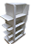 Gôndola Central Compacta Little com Prateleiras em Todos os Lados – 100% MDF 15mm – Estrutura Versátil e Reforçada – 1,20m Altura x 0,90m Largura x 0,38m Profundidade - PRONTA ENTREGA - Imagem 1