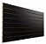 Painel canaletado slat wall PRETO  1,83M(A)x2,75 M (L) -17 trilhos - 10cm entre trilhos - sob medida (11) 94220-9117 - Imagem 1