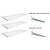 3 Prateleiras madeira MDF 18mm branco c/ 6 suportes faca - base p / painel canaletado ou parede - Diferentes tamanhos para escolher - Sob medida  whats (11) 94220-9117 - Imagem 1