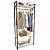 Estante Industrial Metalon Premium Cabideiro com 3 Prateleira em MDF closet aberto - 1,90 A x 0,90 L x 0,38 P - Imagem 7