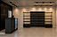 Loja Pronta Completa para Bijuterias e Acessórios – 10 Peças | MDF Preto e Metalon Dourado | Com LED, Balcão Vitrine e Expositores - Imagem 4