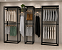 Conjunto Expositor 3 MÓDULOS + Conexões - Loja Estante Modular Metalon - Estrutura Cremalheira c/ Regulagem de Altura e Desmontável + Prateleiras + Arara + Barra + Rts + Cabides Madeira 3,80 M L x 2,20 m A x 0,45 m P - PROMOÇÃO - Imagem 3