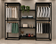 Conjunto Expositor 3 MÓDULOS + Conexão - Loja Estante Modular Metalon Ester - Estrutura Cremalheira c/ Regulagem de Altura e Desmontável + Prateleiras + Arara + Cabides Madeira 2,98 M L x 2,20 m A x 0,45 m P - PROMOÇÃO - Imagem 2