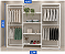 Conjunto Expositor 3 MÓDULOS + Conexão - Loja Estante Modular Metalon Ester - Estrutura Cremalheira c/ Regulagem de Altura e Desmontável + Prateleiras + Arara + Cabides Madeira 2,98 M L x 2,20 m A x 0,45 m P - PROMOÇÃO - Imagem 4