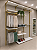 Conjunto Estilo Estante Cremalheira Completa Para Loja ou Closet 2,00 M de Altura x 3,00 M de Largura - Orçamento para novos tamanhos: Whats - (11) 99761-2721. Transforme já o Visual de Sua Loja! - Imagem 1