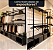 Nicho de Chão Elegante com Portas de Correr para Loja MDF 15mm 92x30x30cm | Armazenamento para Araras e Expositores - Imagem 2