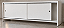 Nicho de Chão Elegante com Portas de Correr para Loja MDF 15mm 92x30x30cm | Armazenamento para Araras e Expositores - Imagem 4