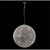 Pendente Ava Vertical Esfera Cromado Cristal 100x100cm Mantra 18 G9 Halopin 40W Bivolt 2879 Salas e Hall - Imagem 1