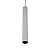 Pendente Tubular LED Alumínio Branco Preto 60x4cm Bella Iluminação 1 LED 9W Bivolt NS1041 Cozinhas e Mesas - Imagem 1