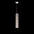 Pendente Tubular Lily Cristal Metal Cromado 58x10cm Bella Iluminação 4 G9 Halopin Bivolt SS021 Salas e Quartos - Imagem 1