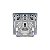 Spot Inmartini Embutido Quadrado Metal Cristal 4x9cm Luciin 1x Lâmpada LED RGB 3W Bivolt ZG222/1 Salas e Cozinhas - Imagem 1