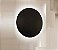Arandela Pleine Lune Redonda Sobrepor Acrílico 9x26,2cm Newline 1x E27 25W Bivolt IN40022PT Salas e Corredores - Imagem 1