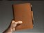Capa para Caderno Bullet Journal A5 - Couro Caramelo - Imagem 1
