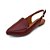 Sapatilha Slingback Amo em Couro Bordô - Imagem 2