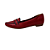 Sapato em Couro Mocassim Vermelho - Imagem 3