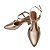 Slingback em Couro Clara Ouro Velho - Imagem 9