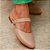 Mule em Couro Vivian Nude - Imagem 1