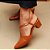 Slingback em Couro Clara Caramelo - Imagem 1