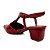 Slingback em Couro Clara Vermelho - Imagem 10