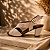Sandália de Salto em Couro Lovely Nude - Imagem 3