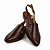 Sapatilha Slingback Amo em Couro Marrom - Imagem 9