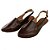 Sapatilha Slingback Amo em Couro Marrom - Imagem 6