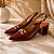 Slingback em Couro Giovanna Bordô - Imagem 4